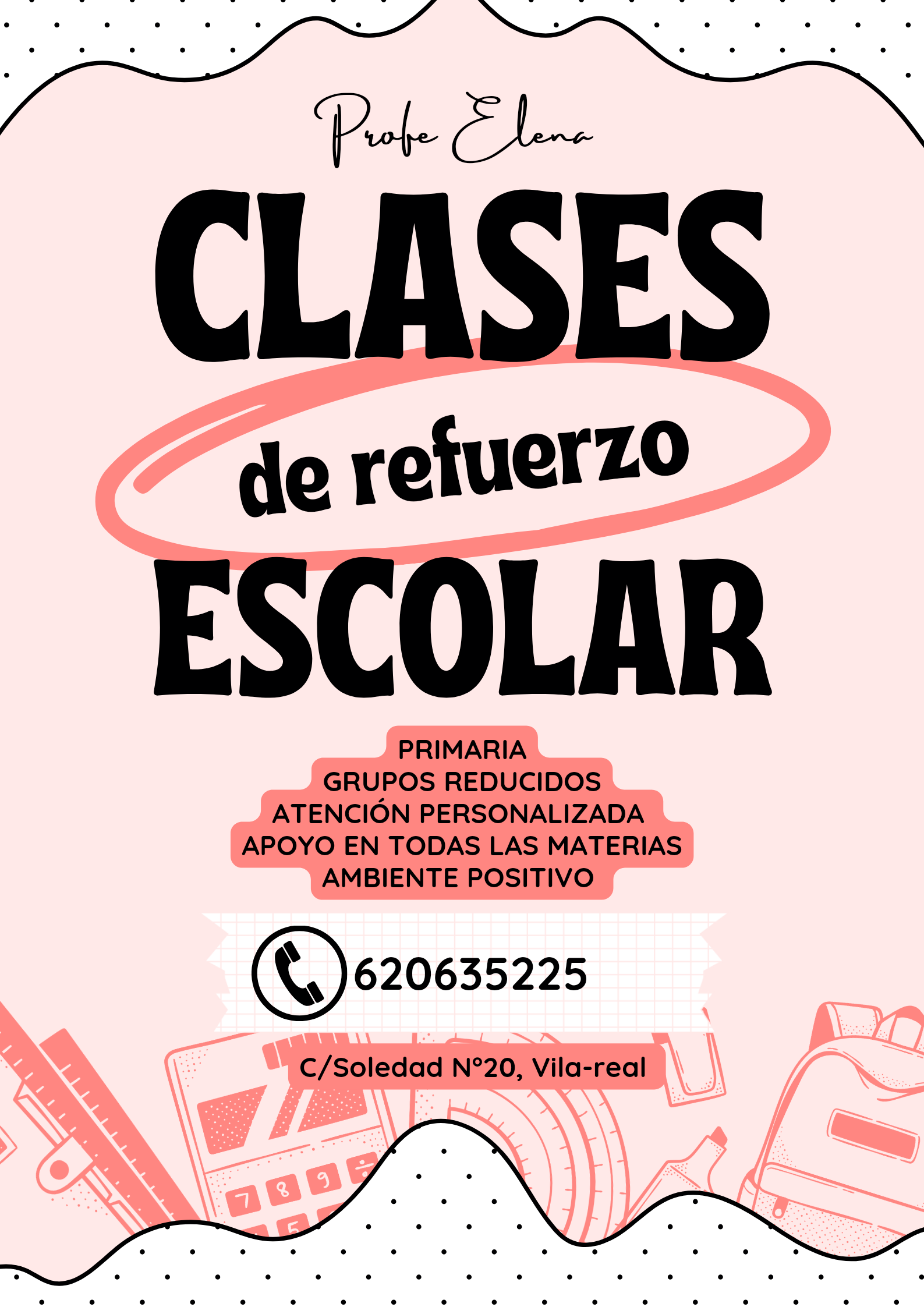 Clases de refuerzo escolar